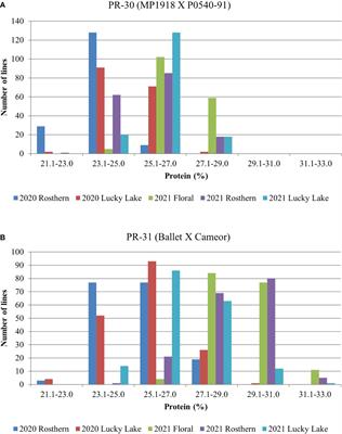 Identification of QTLs associated with seed protein concentration in two diverse recombinant inbred line populations of pea